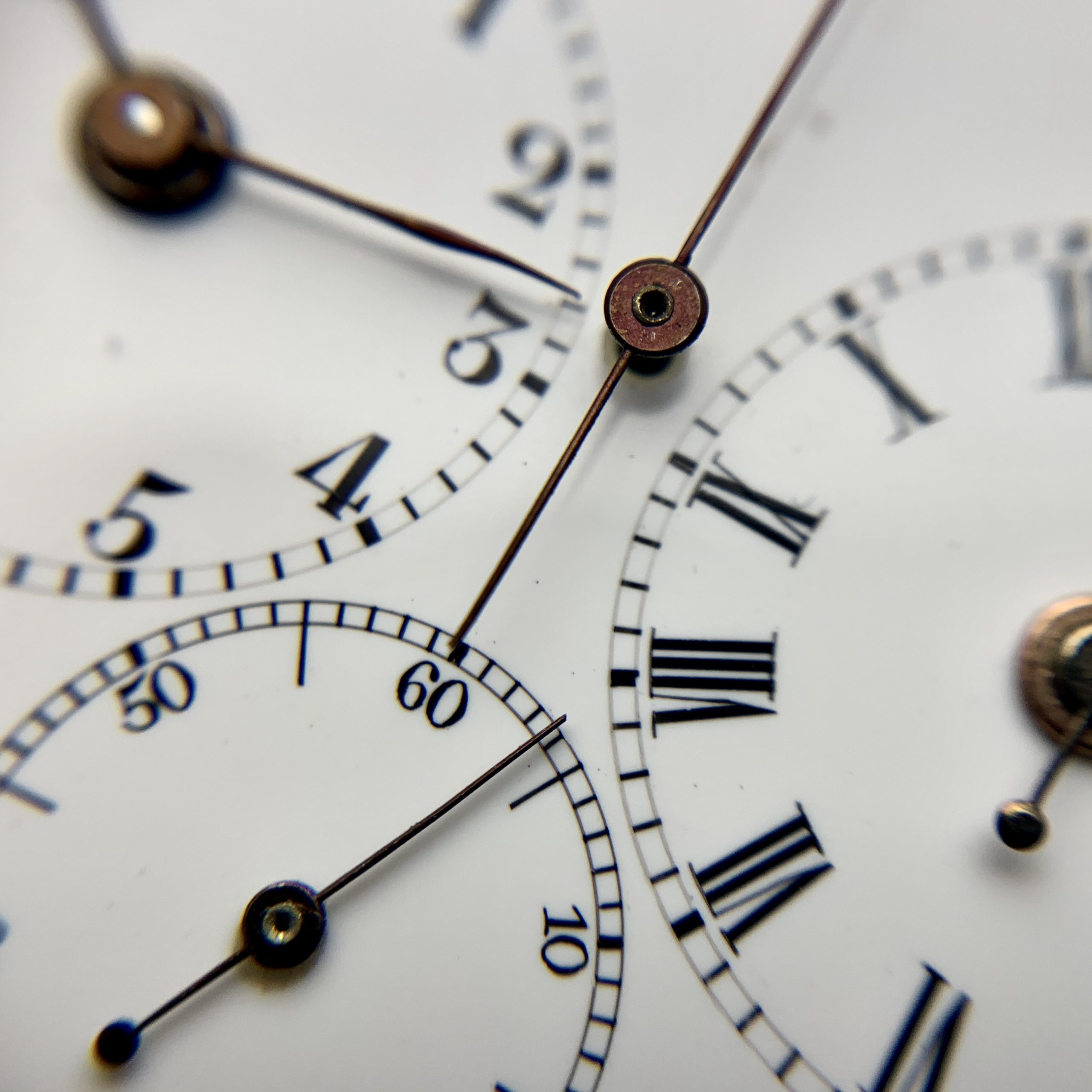 Rare 12 Hour Chronograph High Quality Pocket Watch
