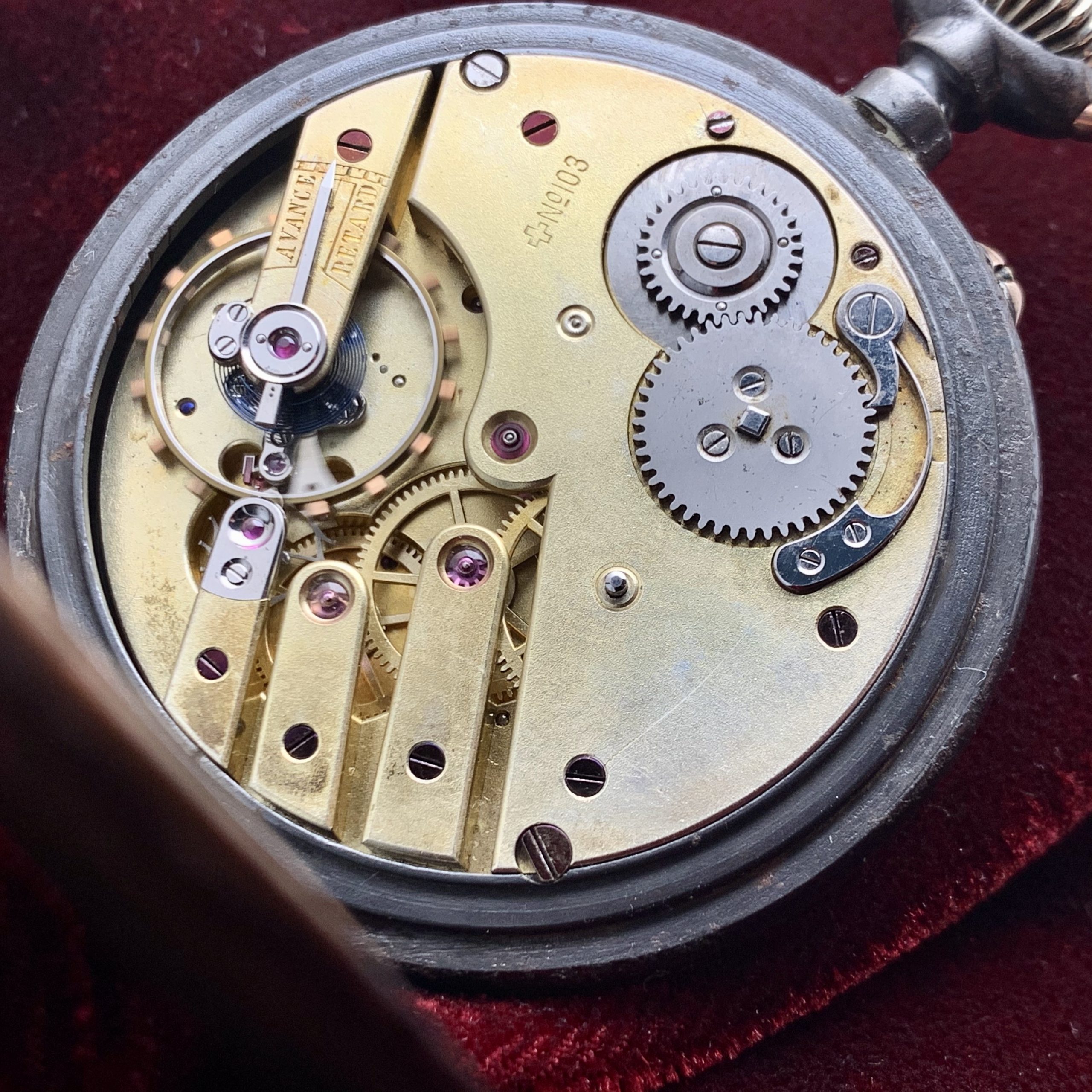 Rare 12 Hour Chronograph High Quality Pocket Watch