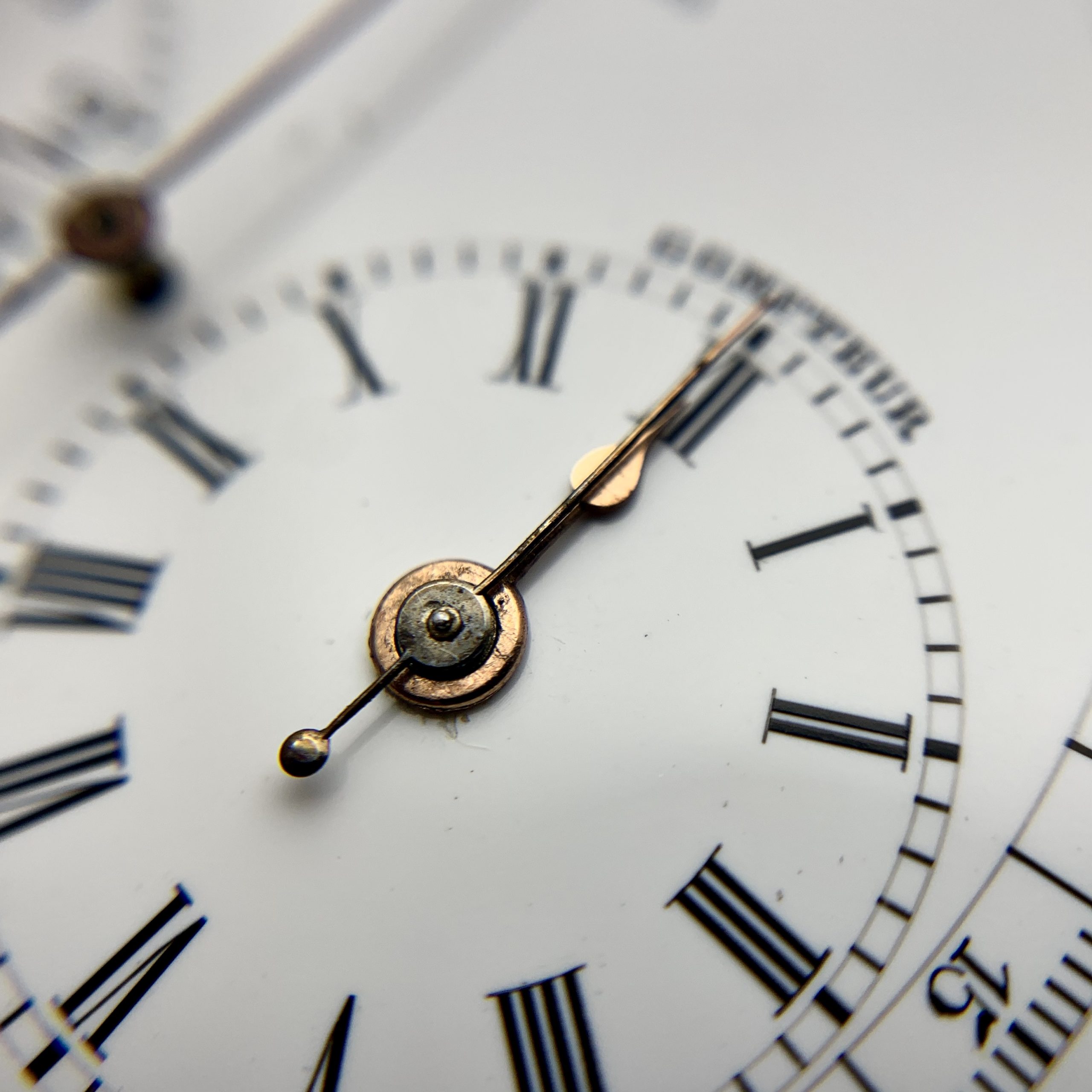 Rare 12 Hour Chronograph High Quality Pocket Watch
