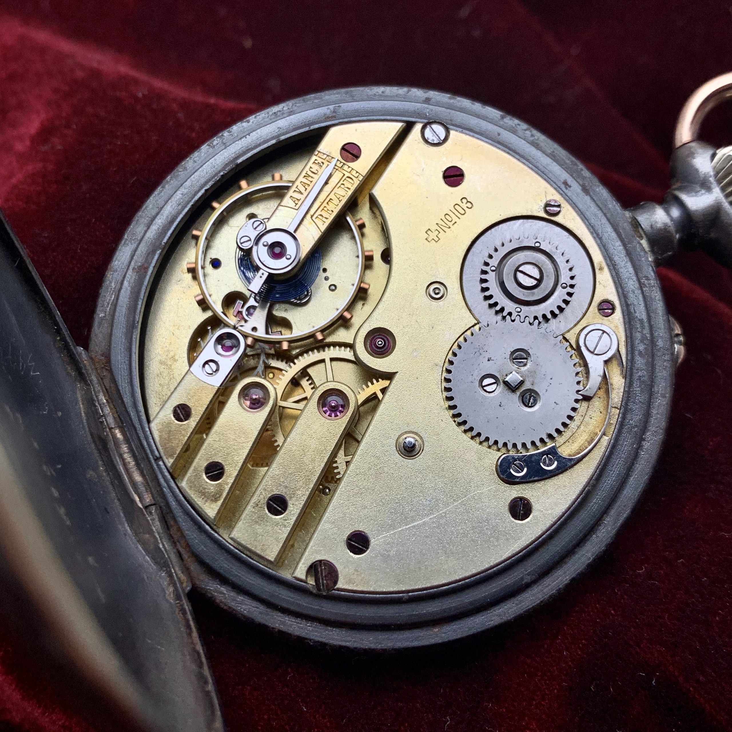 Rare 12 Hour Chronograph High Quality Pocket Watch