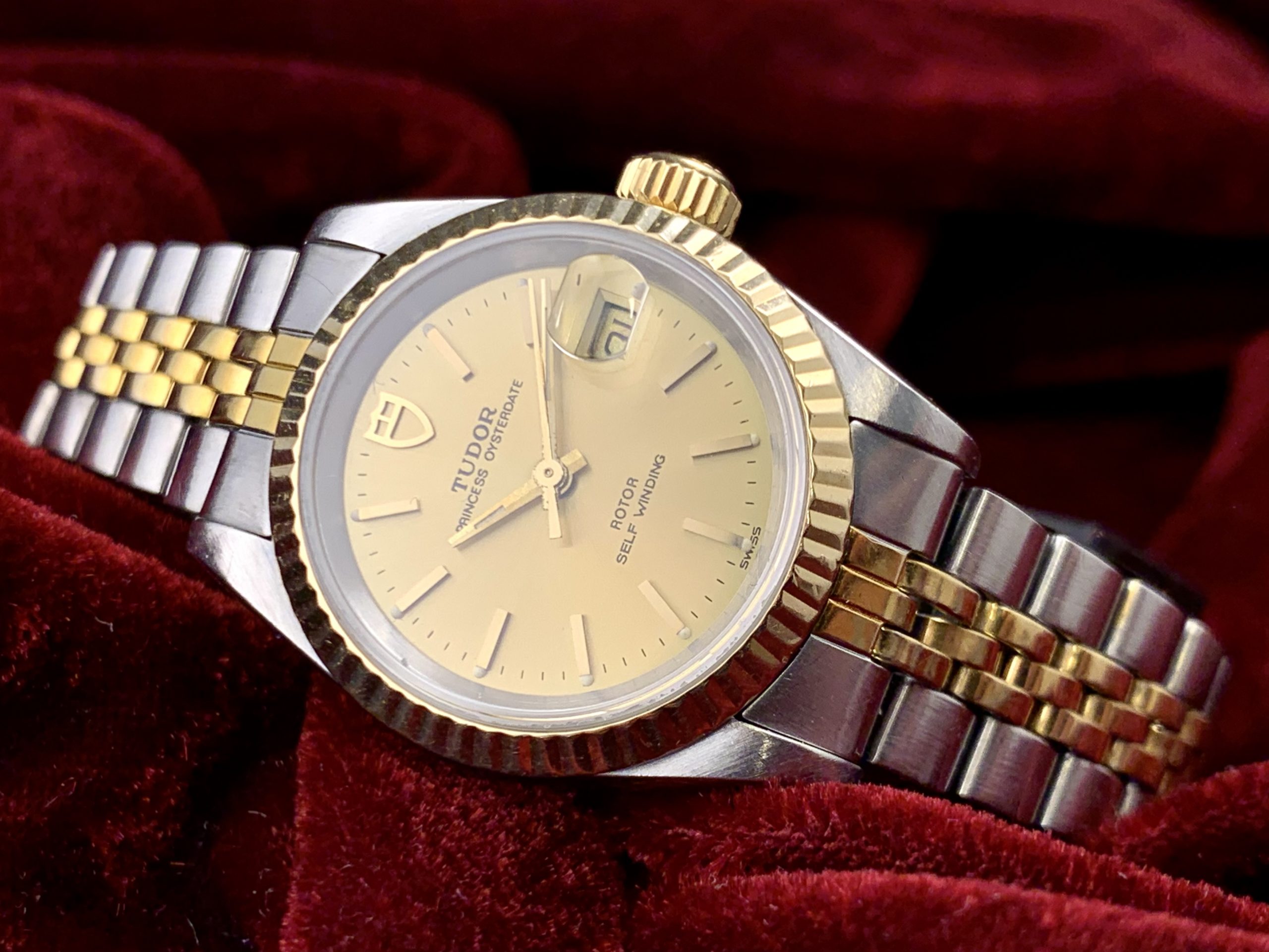 Tudor Princess Oysterdate In Steel/Gold