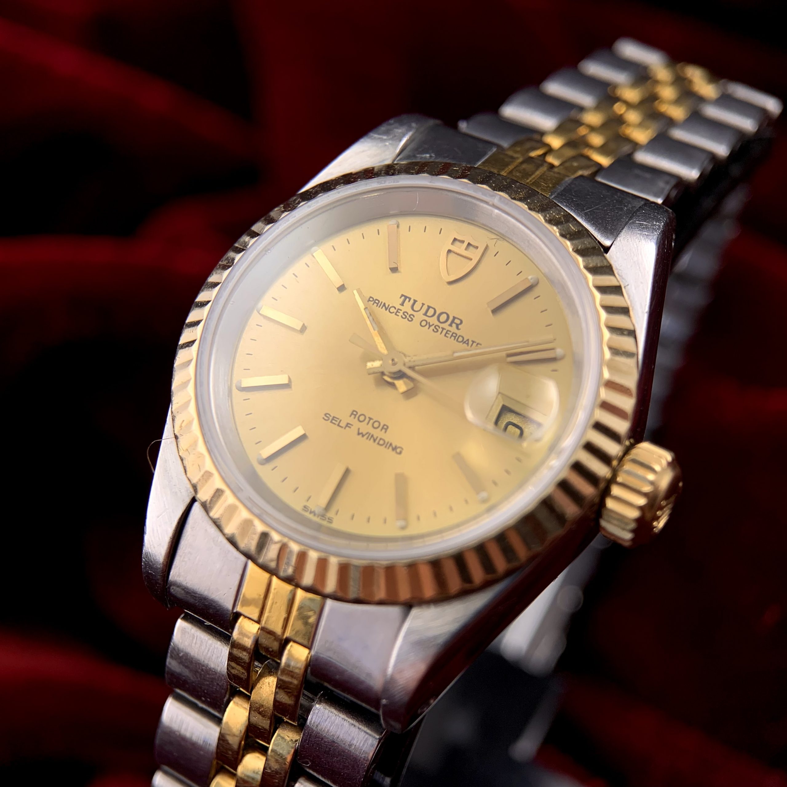 Tudor Princess Oysterdate In Steel/Gold