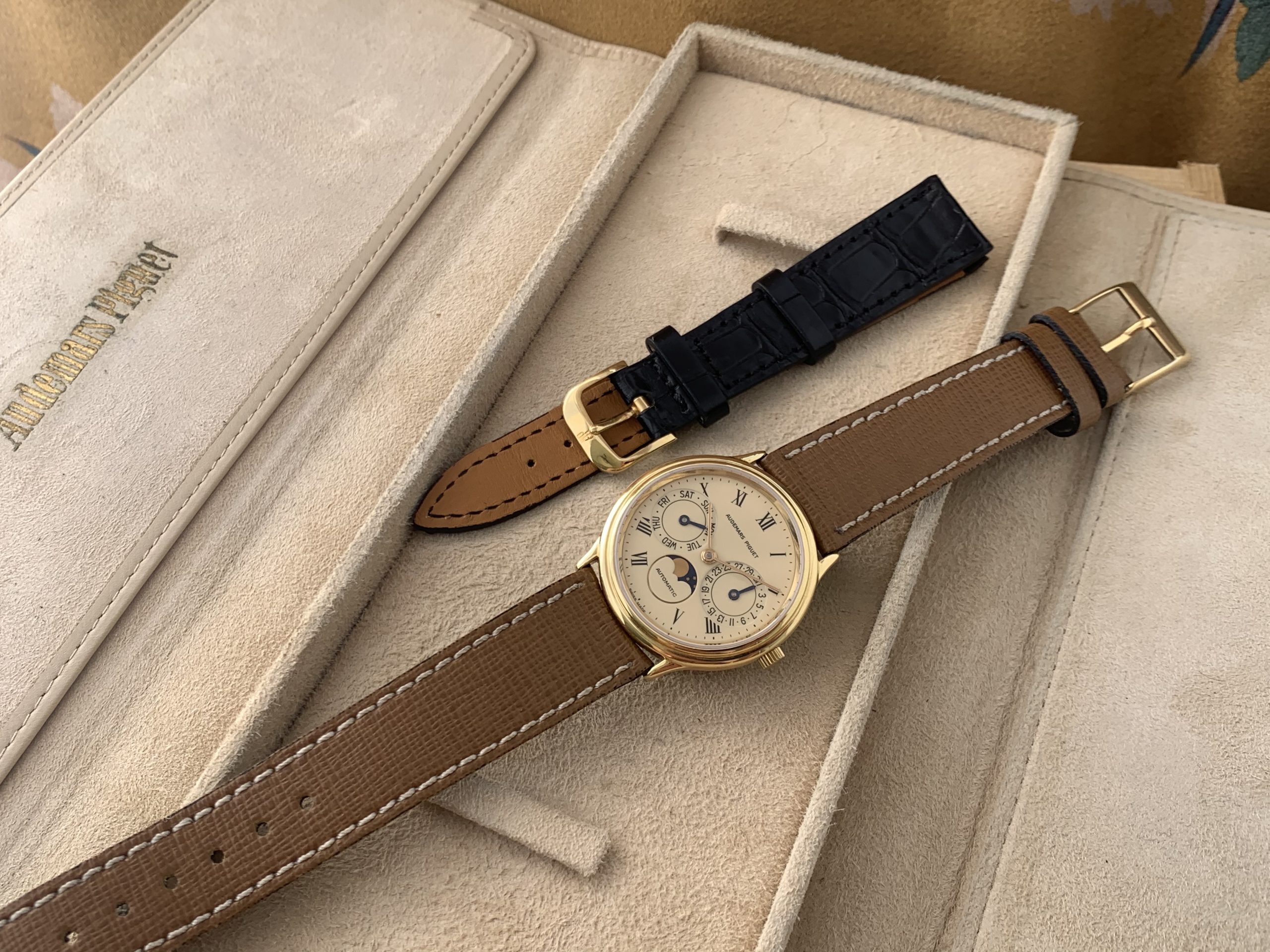 Audemars Piguet Moonphase Day-Date Dress Watch Reference 25589