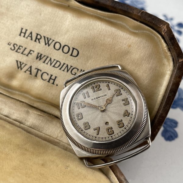 Harwood First Automatic Watch in Silver