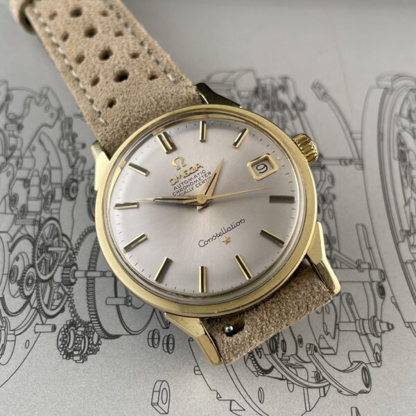 Omega Constellation Gold/Steel 'dog-leg' lugs - 1962