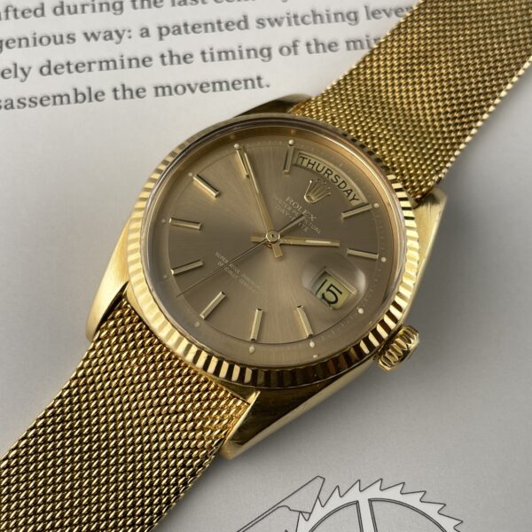 Rolex Day-Date 1803 Taupe Ghost with Mesh Bracelet