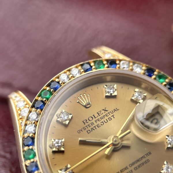 Rolex Datejust Lady Ref. 69038 Diamond/Sapphire/Emerald Factory Set