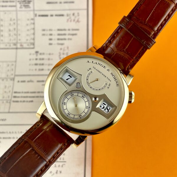 A Lange & Söhne Zeitwerk Ref. 140.021 in Yellow Gold - Full Set