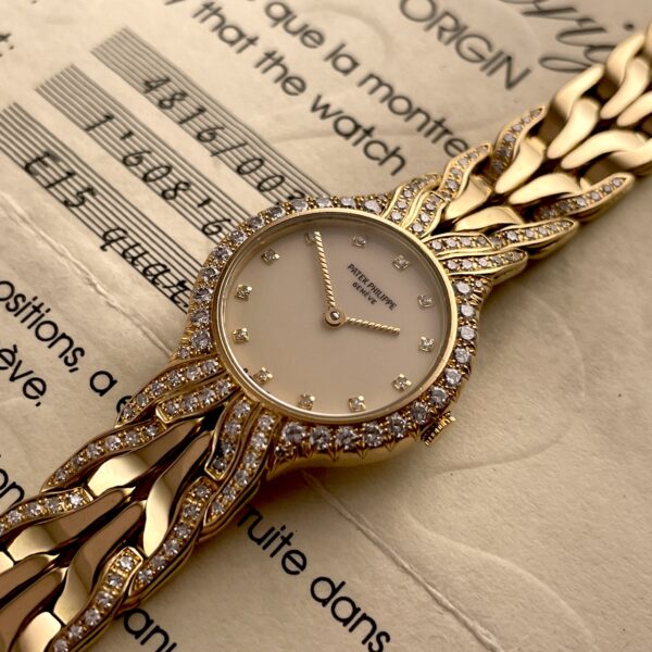 Patek Philippe La Flamme 4816/3 Factory Diamonds Cocktail Watch