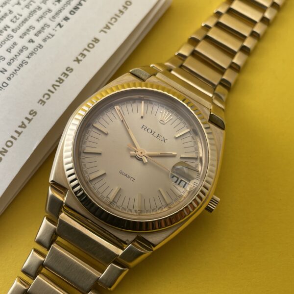 Rolex Texano Ref.5100 from 1970 in Yellow Gold