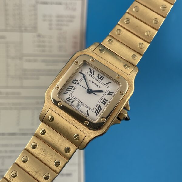Cartier Santos Galbée 'Or Massif' 29mm - 1980s