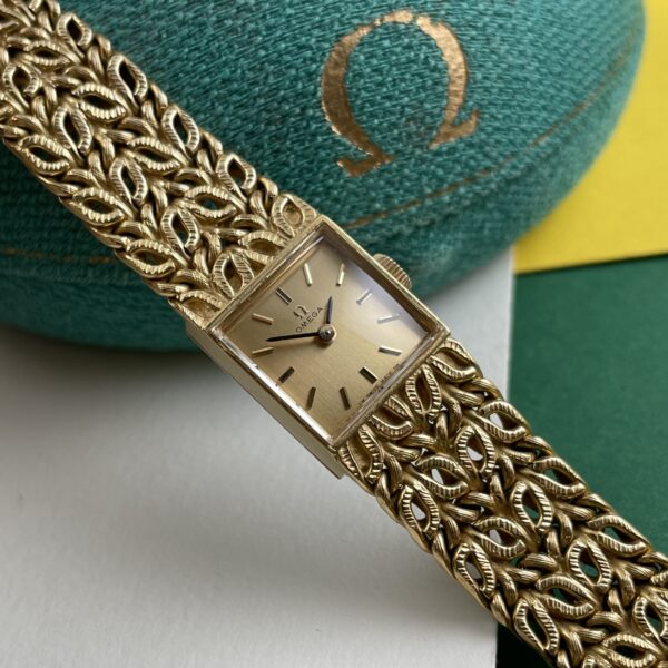 Omega 'Gilbert Albert' Yellow Gold Lady Cocktail Watch - 1969