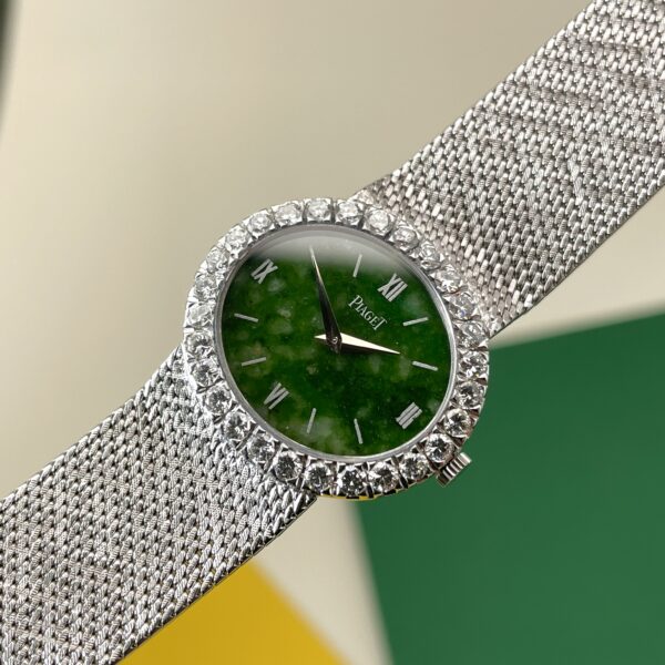Piaget Jade Diamond Lady Cocktail Watch
