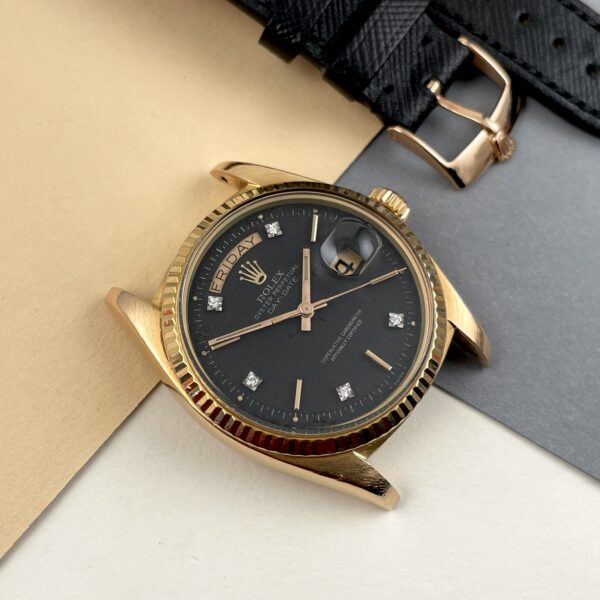 Rolex 1803 Day-Date 'Alternating Diamond' in Rose Gold - 1973