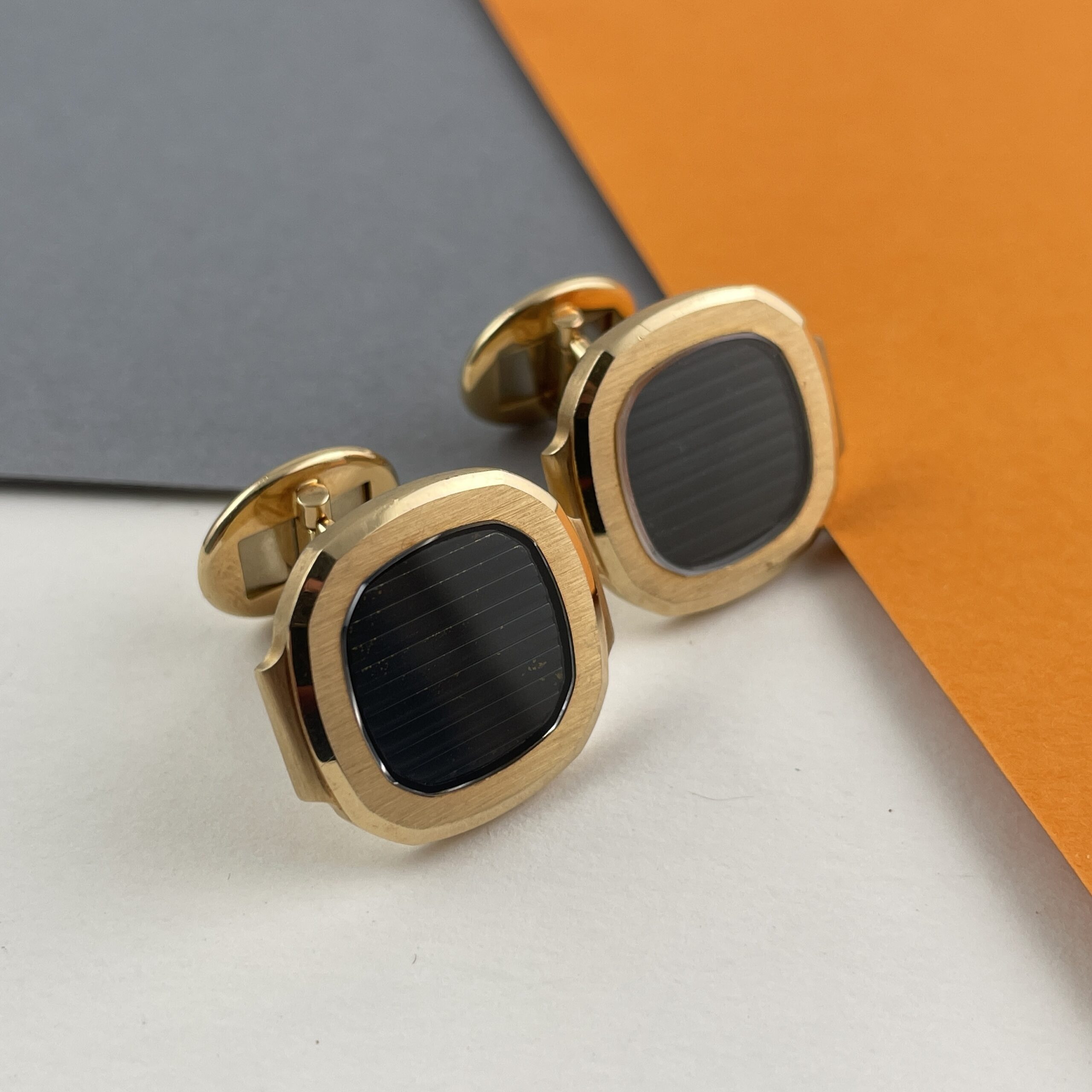 Patek Philippe Nautilus Cufflinks Ref. 9037 in Yellow Gold
