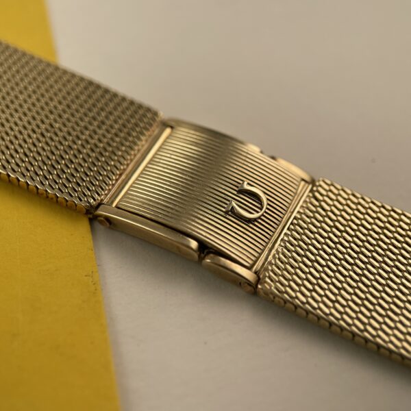 Omega Vintage Yellow Gold Mesh Bracelet