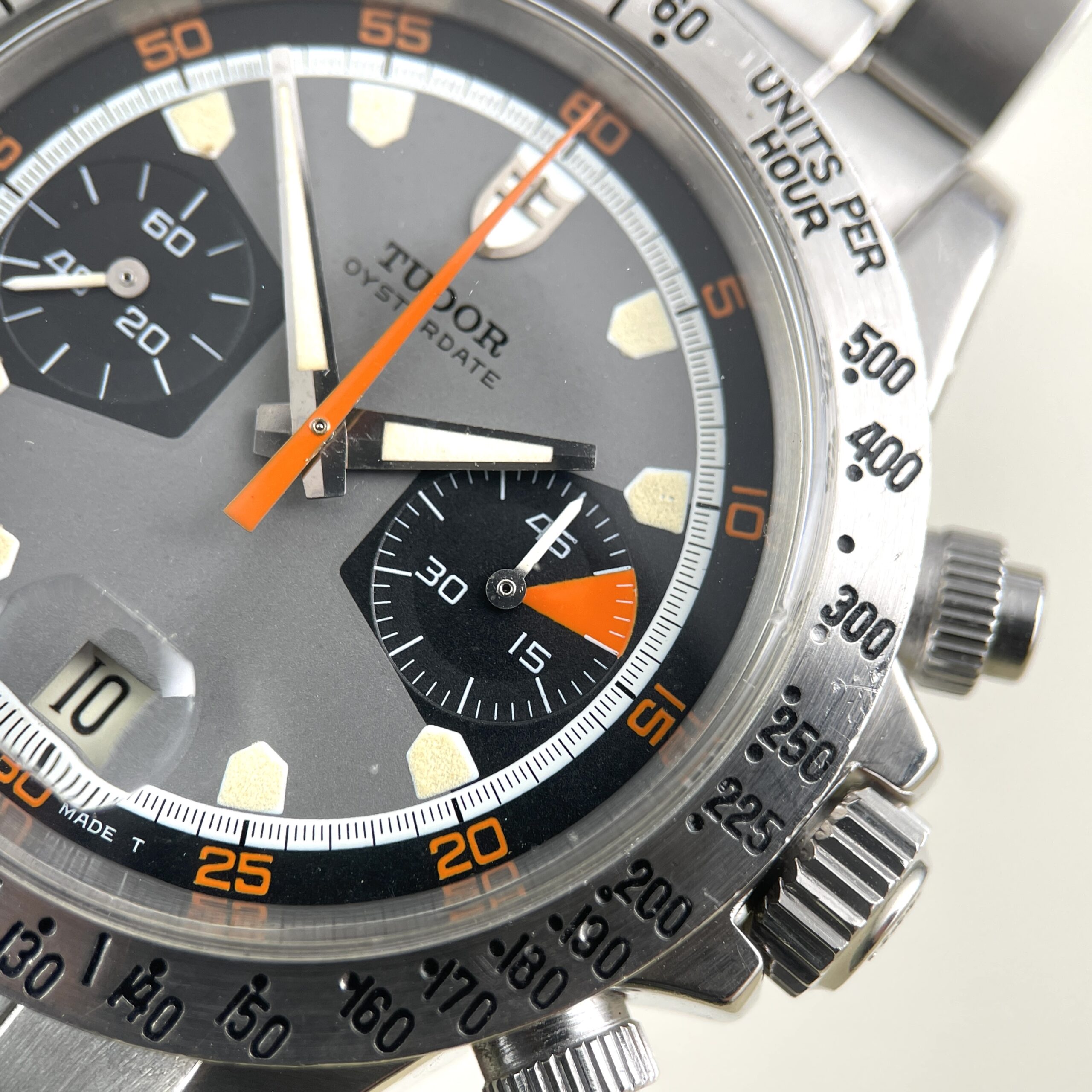 Tudor Montecarlo ‘Homeplate’ Chronograph Ref. 7032 from 1970
