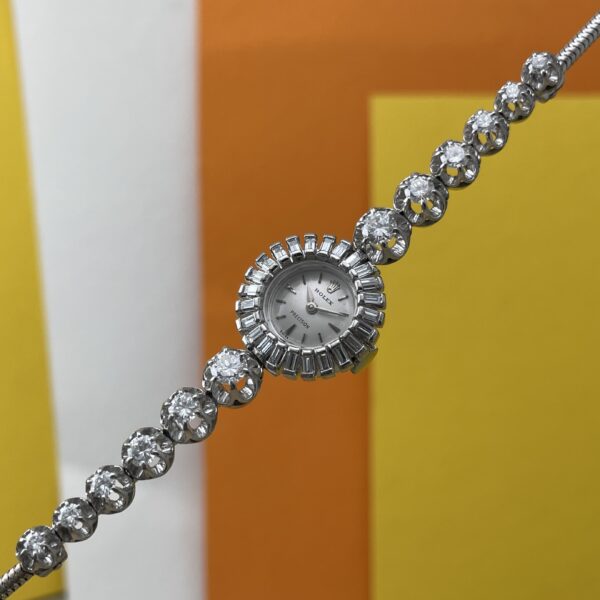 Rolex / Carl Bucherer Diamond White Gold Cocktail Watch