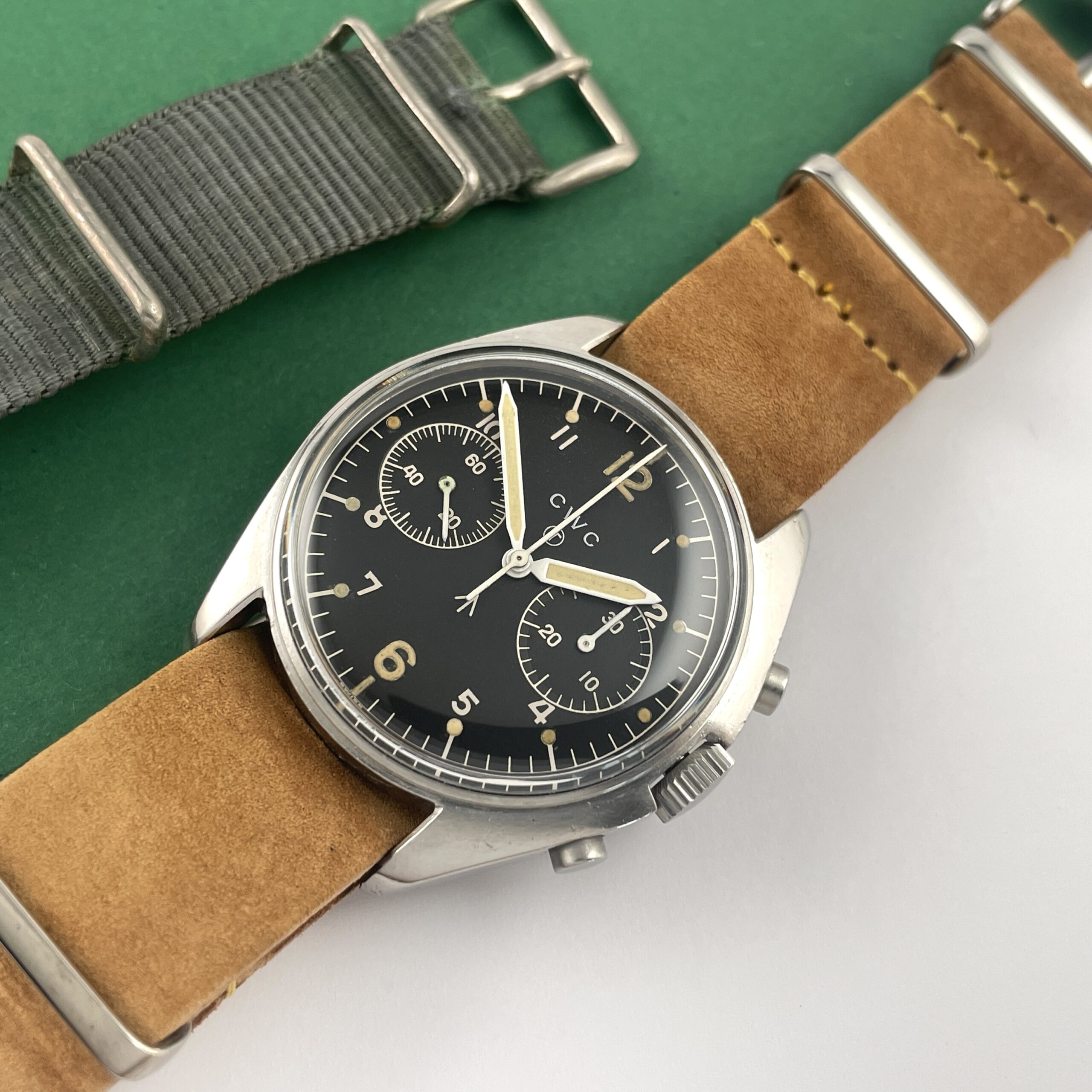 CWC Military Chronograph ‘Asymmetrical’ - British Airforce RAF - 6BB