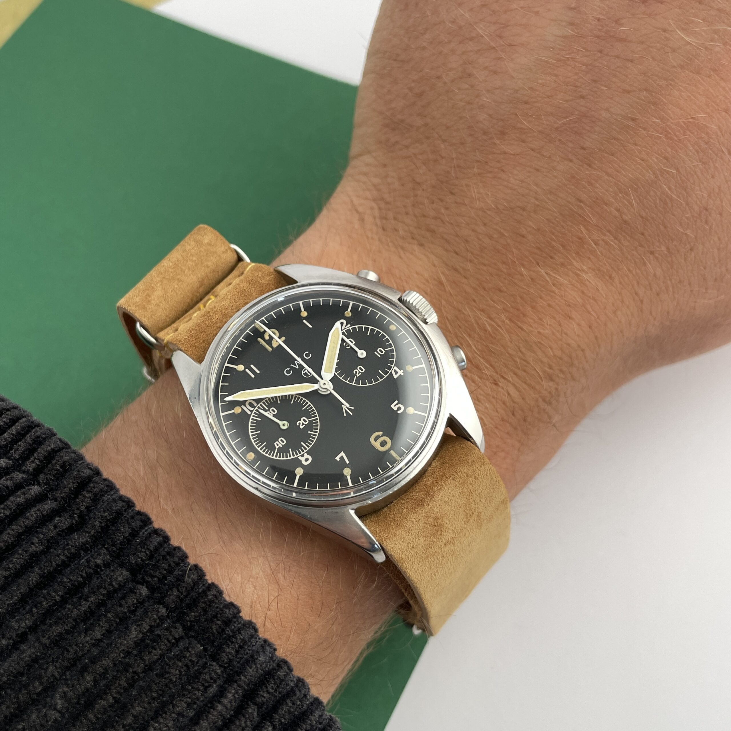 CWC Military Chronograph ‘Asymmetrical’ - British Airforce RAF - 6BB