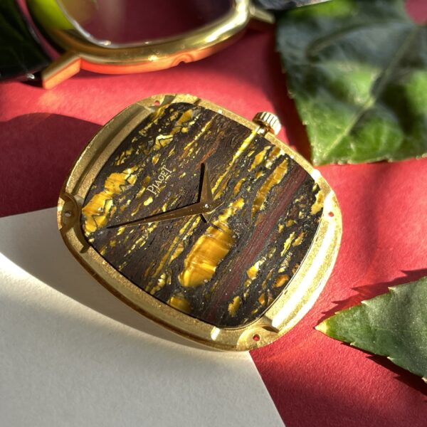 Piaget Tiger Iron Dial Dress Watch Reference 9454 from the 1970s