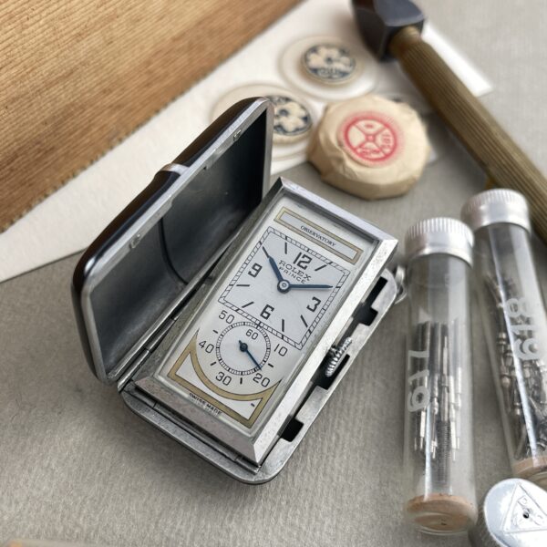 Rolex Prince ‘Observatory’ Art-Deco Enamel Pocket / Purse Watch Ref. 1563